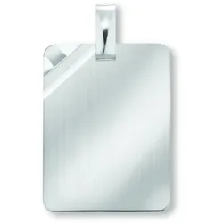 Ketten-Anhänger ONE ELEMENT "Gravurplatte Anhänger aus 925 Silber", silber, Schmuckanhänger, Damen, Silber 925 (Sterlingsilber), Damen Silber Schmuck Gravurplatte