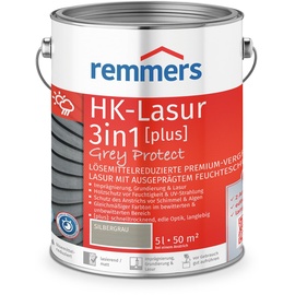 Remmers HK-Lasur 3in1 Grey Protect silbergrau 5L