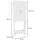 Vicco Martha Waschmaschinenschrank 64 x 190 cm Weiß Holz