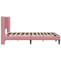 vidaXL Moderner Bettrahmen 120 x 200 cm Rosa