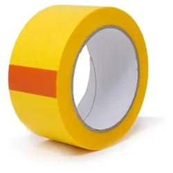 Washi Tape, dünnes Goldband für flache Farbkanten, 50 m x 50 mm, gelb