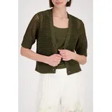 Monari Strickjacke olive 46