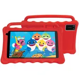 BYYBUO 7 Kinder Tablet ab 3 Jahren, 1920x1200 Full HD Display 7 Zoll Tablet für Kinder, WiFi 2+32 GB Kindersicherungsmodus Kids Tablet mit kinderfreundlicher Hülle für Kids Edition (7 Farben)