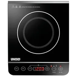 Unold 58105 Induktionkochplatte Einzel Elégance Glaskeramik-Oberfläche  ca. 29 x 28 cm