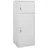 vidaXL Sattelschrank Hellgrau 53x53x140 cm Stahl