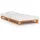 vidaXL Palettenbett 100 x 200 cm Braun