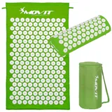 MOVIT Akupressurmatte Movit® Akupressur-Set Akupressurmatte inkl. Kissen (Set, 3 teiliges Set), 75 x 44 x 2,5cm oder 130 x 50 x 2,5cm, Bezug 100% Baumwolle, 10 Farben grün 44,00 cm x 75,00 cm x 2,50 cm