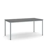 Esstisch, 1600 x 800 mm, Gestell dunkelgrau, Graphit