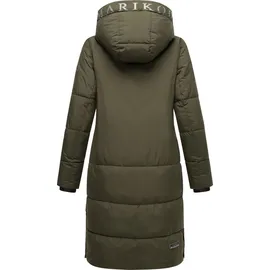 Marikoo Damen Winter Steppmantel Jacke Parka Recycelt Warm Mantel mit Kapuze & Recyceltes Obermaterial Laryaa