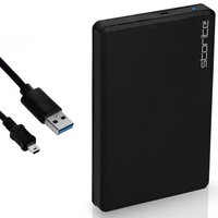 Storite 120 GB tragbare Externe Festplatte, Backup-Speicherlaufwerk mit USB 2.0, ultraschnelle Datenübertragung, kompakte Festplatte, kompatibel mit PC, MAC, Windows, Laptop, Desktop (schwarz)