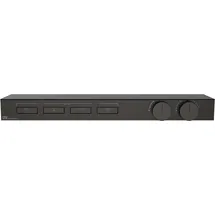 GESSI HI-FI Fertigmontageset für 3/4 Hochleistungs-Thermostat 4 Verbraucher Metall Schwarz 63026707