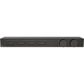 GESSI HI-FI Fertigmontageset für 3/4 Hochleistungs-Thermostat 4 Verbraucher Metall Schwarz 63026707