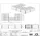 GARANTIA Ergo Quadro TurboPlus U L 240 x 160 x 80 cm Braun