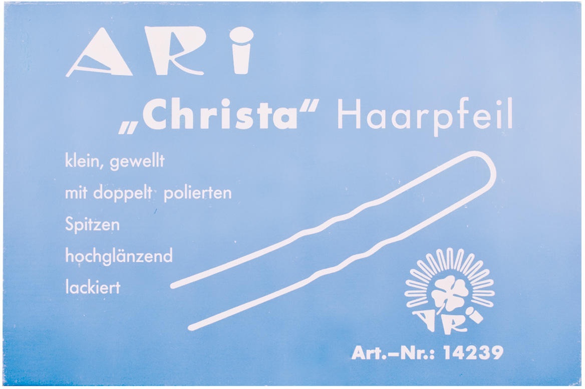 Christa Haarnadel 7,5 cm, 25 x 10 Stück