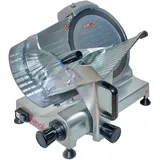 Febal 300 Profi-Aufschnittmaschine mit 300 mm Klinge. Maximale Schnittstärke 15 mm.