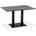 anthrazit rechteckig 120 x 81 cm HPL Granit-Design