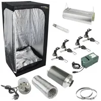 Growbox Starterset Windhager Pflanzzelt Anzuchtzelt ca. 80x80x160 cm, High-Tech