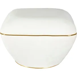 Kayoom Hocker Revena 100 elfenbein gold),