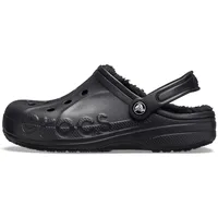 Crocs Baya Lined Clog Clog, Black/Black, 38/39