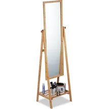 Relaxdays Spiegel braun 40,0 x 36,0 x 159,5 cm