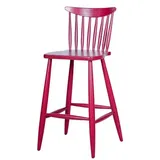 JVmoebel Stuhl Eleganter Holzstuhl in Rosa mit hohem Sitzkomfort (1 St) rosa