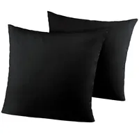 Hti-Living Kissenhüllen Mikrofaser 2er Set 80 x 80 cm