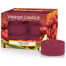 Yankee Candle Black Cherry Duft-Teelichter 12 x 9,8 g