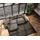 DeLife Ecksofa Sirpio XL 270x170 cm Mikrofaser Khakibraun Recamiere variabel