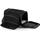 Petmate 21842 Siehe und Verlängern Pets Carrier, Navy Blau