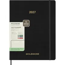 Moleskine Wochenkalender 2026/2027 Schwarz
