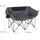 Relaxdays Campingstuhl 2 Personen Grau