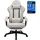 GTPLAYER Gaming Stuhl Stoff Beige-Braun