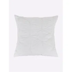 Kissenhülle HEINE HOME Gr. 2, weiß, , Polyester-Polyester, Polyester, Polyester, 100% Polyester, Kissenbezüge