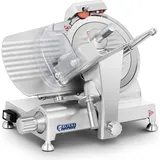 Royal Catering Aufschnittmaschine 25 cm 0 12mm Allesschneider Schneidemaschine Schrägschneider,