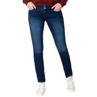 TIMEZONE Damen Jeans SLIM ENAYTZ Slim Fit Muted Bue Wash 3666 Normaler Bund Reißverschluss W 32 L 32