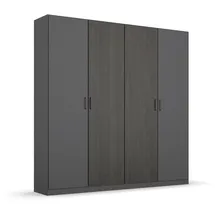 Miro 181 x 210 x 54 cm graumetallic/black oak