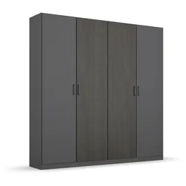 Miro 181 x 210 x 54 cm graumetallic/black oak