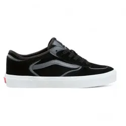Vans Unisex. VN0009QJKOU1 Rowley Klassische Lederschuhe schwarz (39), Wohnung, Schnürsenkel, Lässig