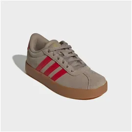 adidas VL Court 3.0 Kinder Blanch Cargo/Pure Ruby/Gold 34