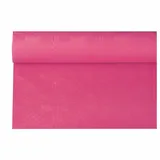 Papstar Tischdecke Papier Damastprägung 6x1,2m, fuchsia