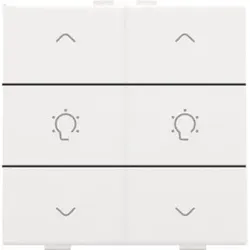 Niko Züblin 154-51046 Doppel Dimmersteuerung für Niko Home Control, white coated 15451046