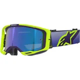 Alpinestars Vision 8 Corp Motocross Brillen, lila-gelb für Männer