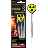 BULL'S Mission Steel Dart, Silber, 23g