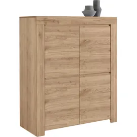 INOSIGN Highboard INOSIGN "Firenze", braun (eichefarben cadiz), Sideboards, Highboard, Breite 110 cm