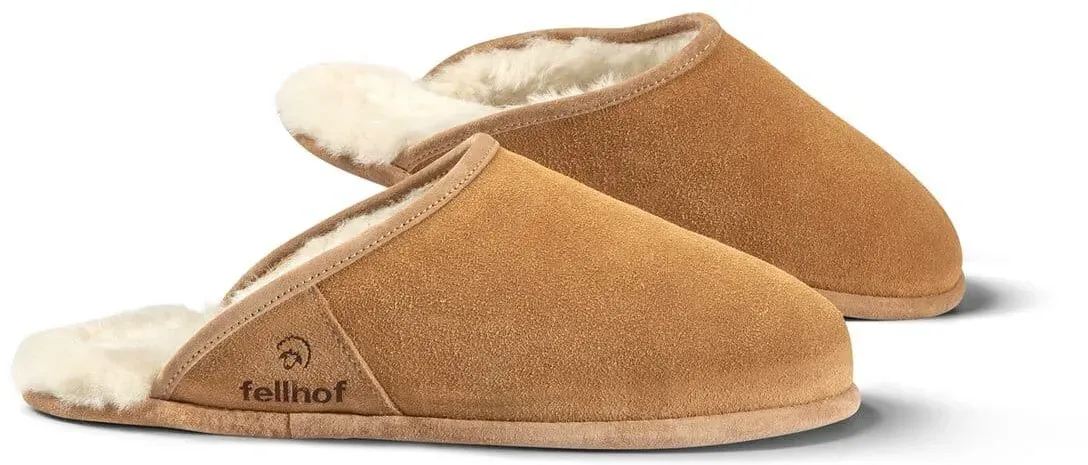 Fellhof Lammfellpantoffel Trendy 38/39 | natur - beige