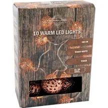Spetebo - 100 cm - 10 LED warmweiß / Timer