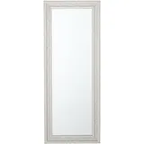 Beliani Wandspiegel Beige, Silber, rechteckig 50x130x3 cm