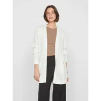 VILA Strickjacke VIDALO L/S KNIT CARDIGAN- NOOS weiß XS