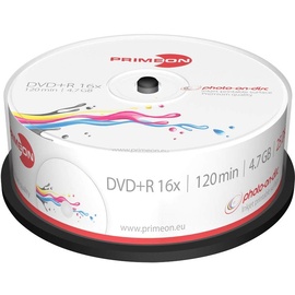 PrimeOn DVD-R 4,7 GB 16x 25 St.