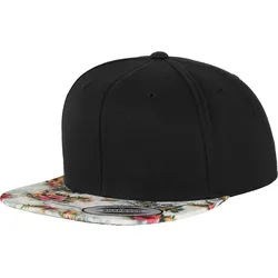 FLEXFIT Floral Snapback - black;mint (floral) - One Size